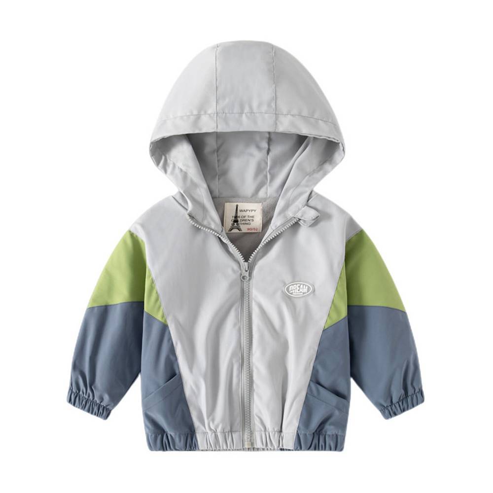 Wasserfeste Kinderjacke mit Kapuze