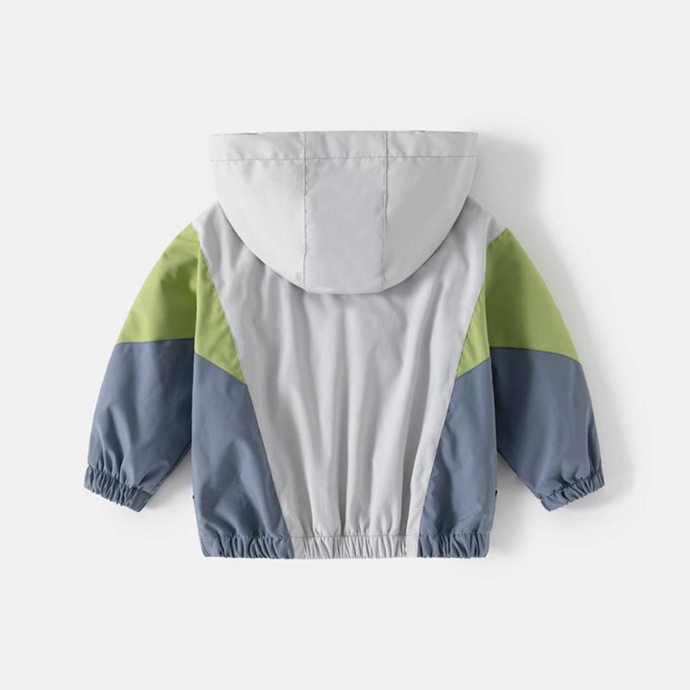 Wasserfeste Kinderjacke mit Kapuze