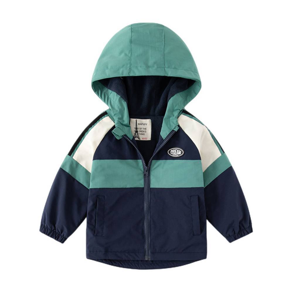 Wasserfeste Kinderjacke mit Kapuze